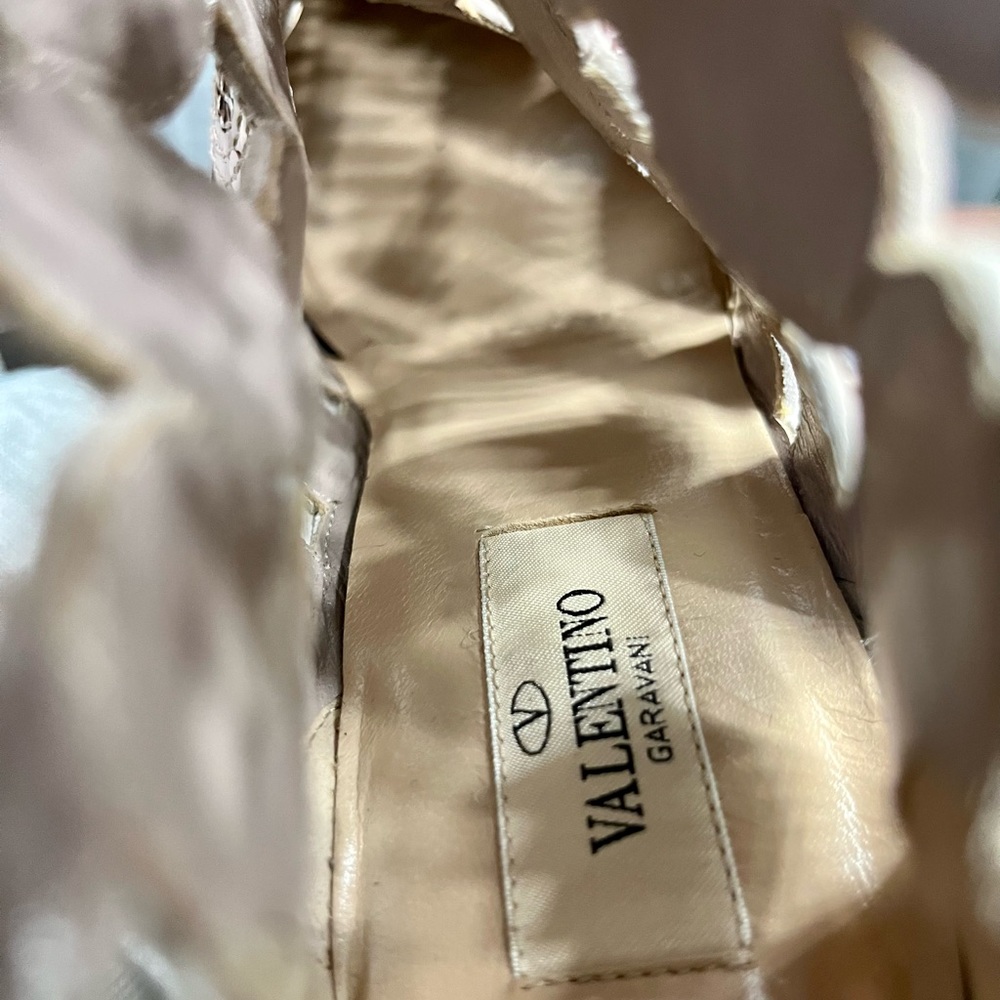 NIB❗️Valentino Garavani Poutre Suede & Sequin Ankle Booties - Picture 10 of 10